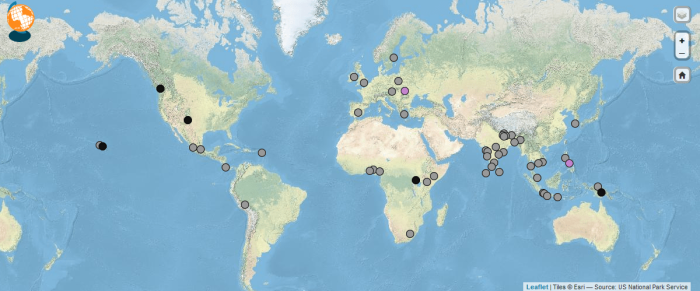 Global map of aviation-related conflicts and environmental justice movements produced by The EnvJustice project of the Environmental Science and Technology Institute at the Universitat Autònoma de Barcelona (Autonomous University of Barcelona) ICTA-UAB and the Stay Grounded network